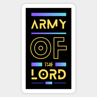 Army Of the Lord | Christian Sticker